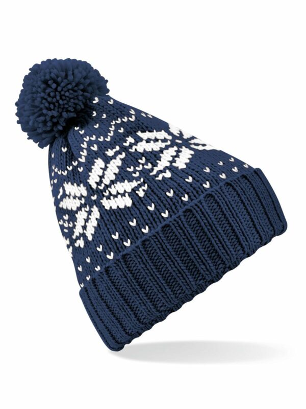 Fair Isle Snowstar Beanie