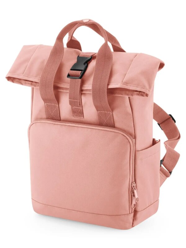 Recycled Mini Twin Handle Roll-Top Backpack