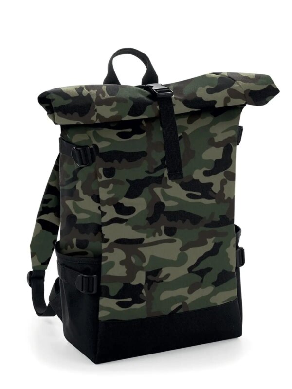 Block Roll-Top Backpack