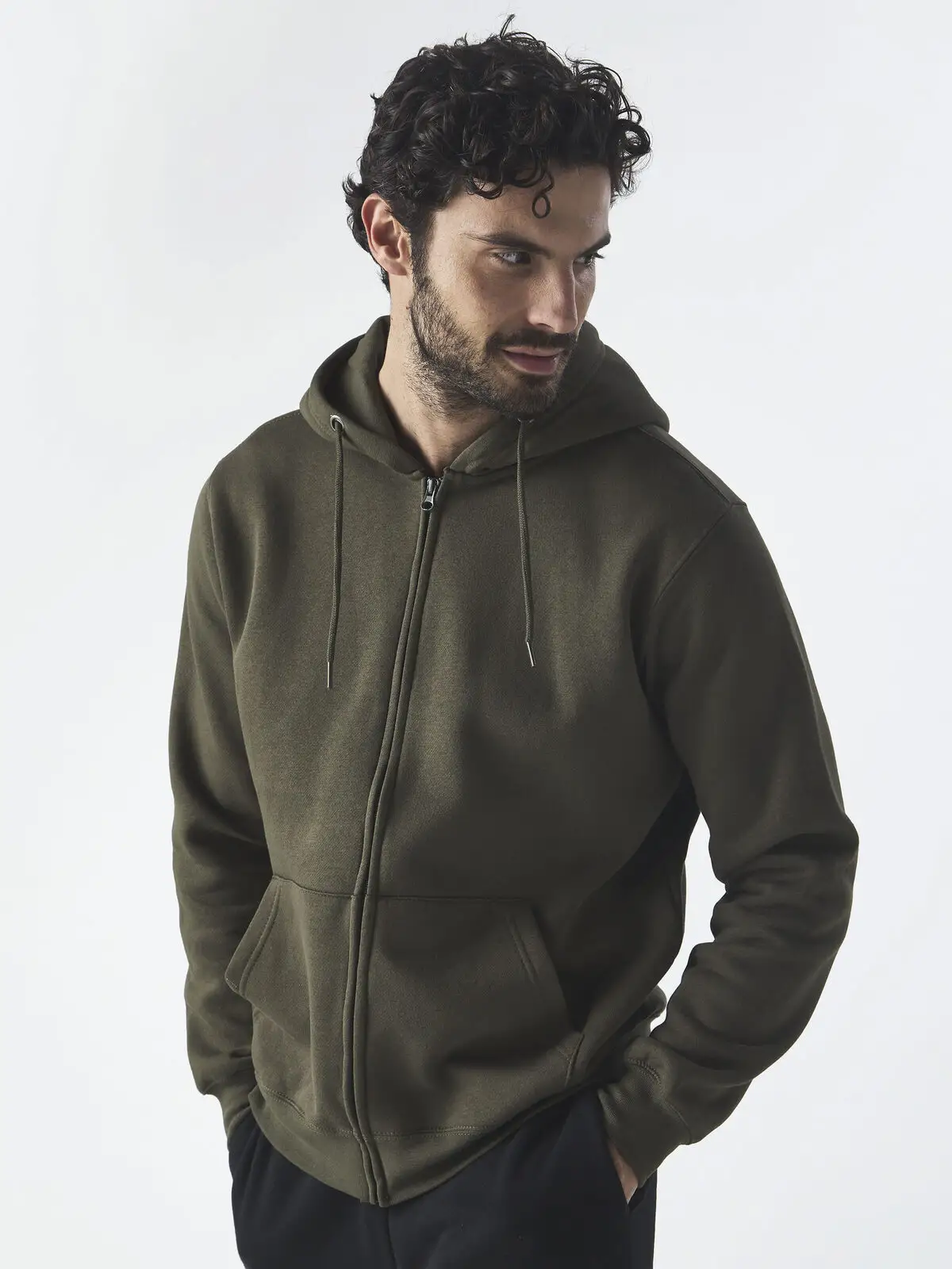 Felpa zip e cappuccio - Vega