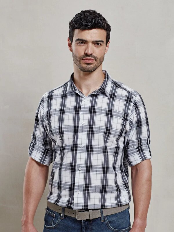 Men's Long Sleeve 'Ginmill' Check Shirt