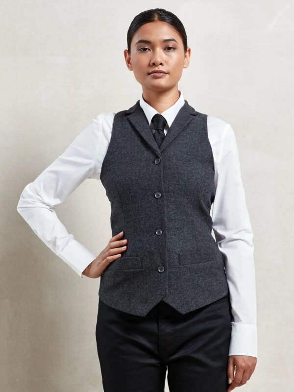 Ladies' Herringbone Waistcoat