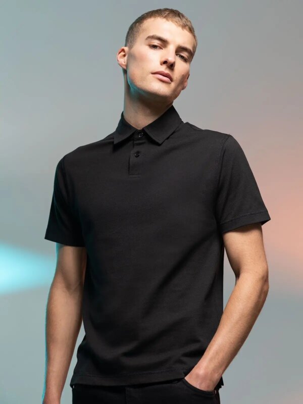 Men's Short Sleeved Stretch Polo