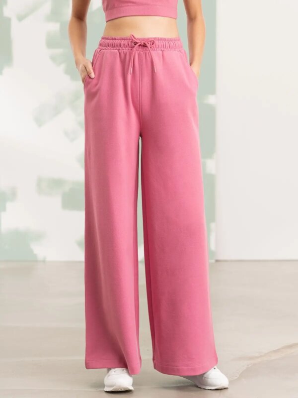 Women's Sustainable Fashion Wide Leg Joggers
